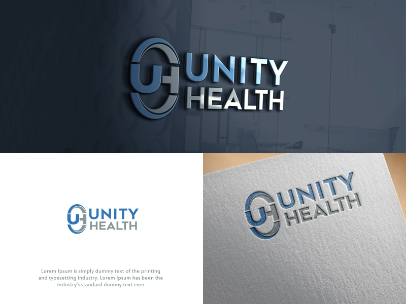 Logo Design by LuntikMoonBee for Unity Health | Design #15804685