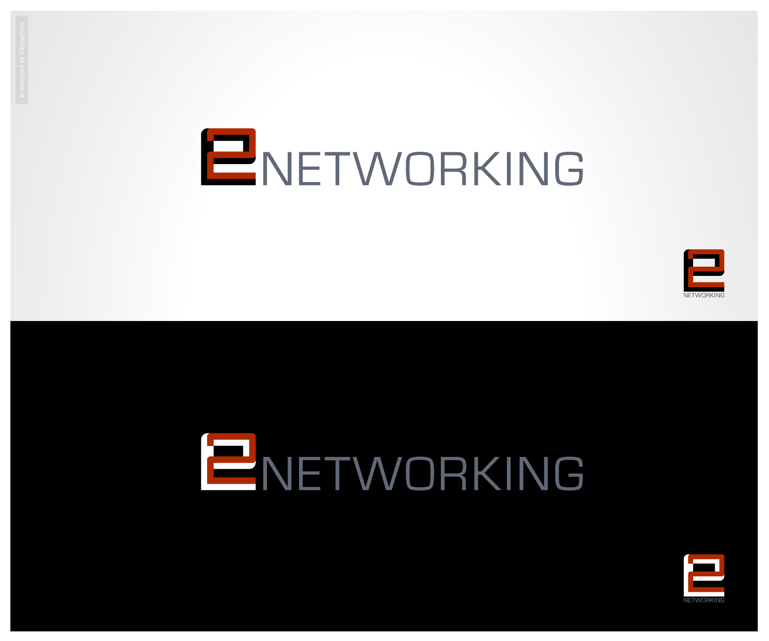 Logo Design by iNess for E2 Networking LLC | Design #15636427