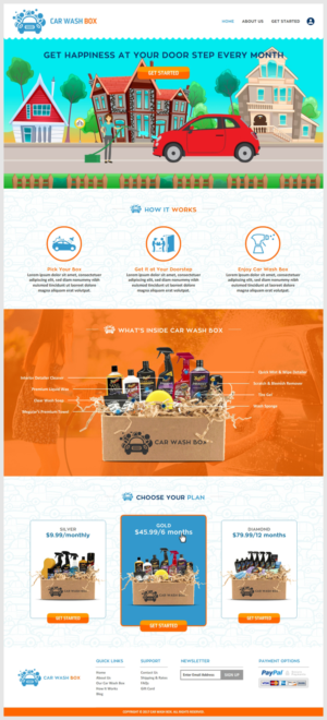 Car Wash Box - New Website Design  | Web Design by -Marc-