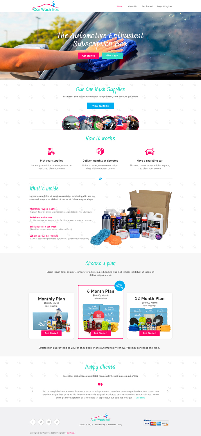 Diseño Web por Da Miracle para este proyecto | Diseño #15667785