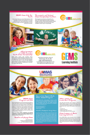 Diseño de Flyer por Deziners Zone para Gems Learning Institute | Diseño: #15628342