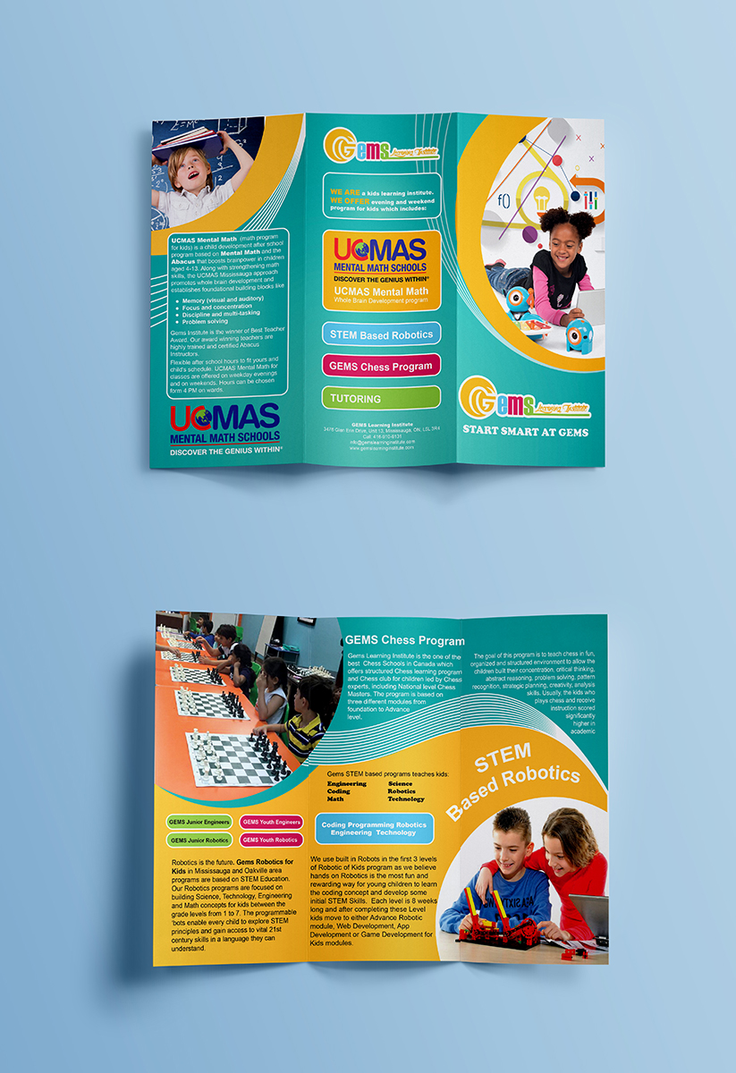 Flyer-Design von Imviktoriia für Gems Learning Institute | Design #15645659