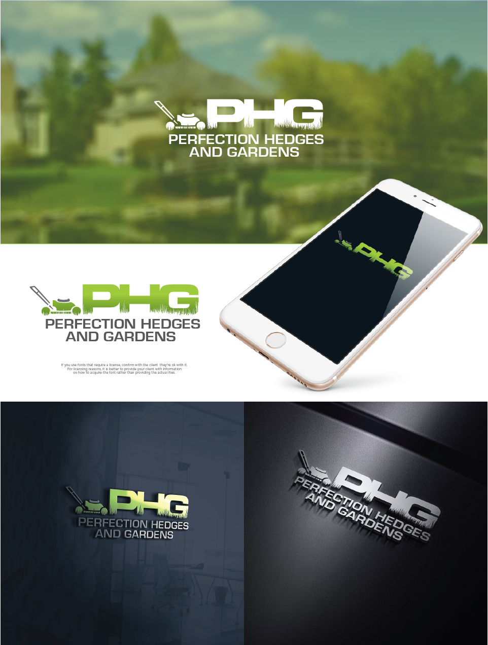 Logo Design by totaleffects for Perfection hedges and gardens  | Design #15747372
