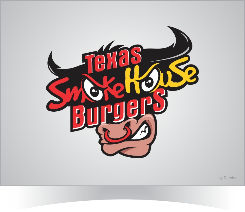 Logo Design by r-toha for Texas Smoke House Burgers | Design #15703122