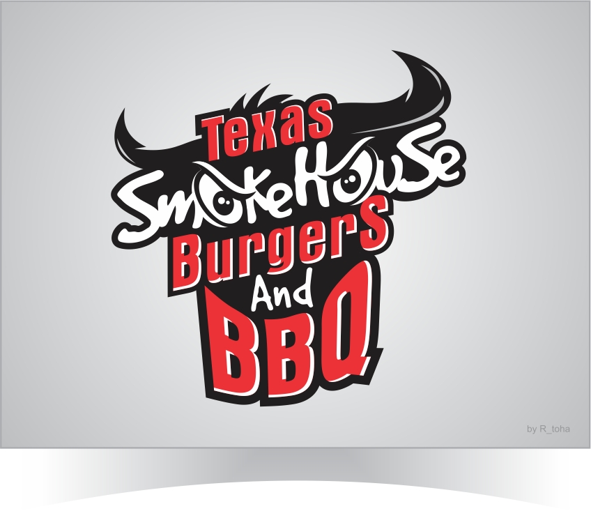 Logo Design by r-toha for Texas Smoke House Burgers | Design #15759157