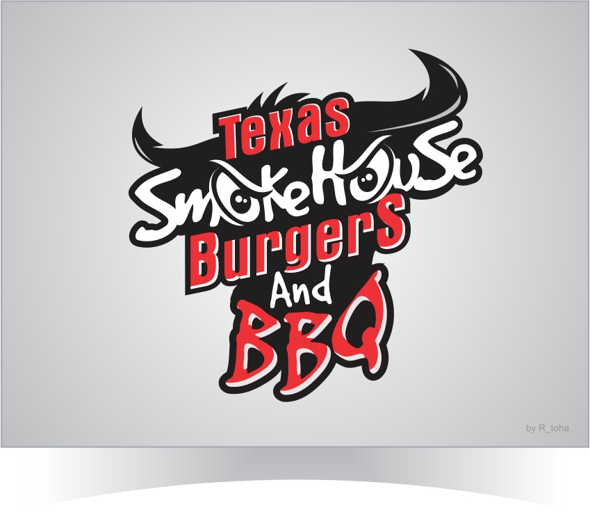 Logo Design by r-toha for Texas Smoke House Burgers | Design #15759158