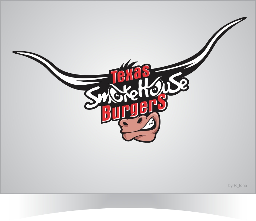 Logo Design by r-toha for Texas Smoke House Burgers | Design #15918125