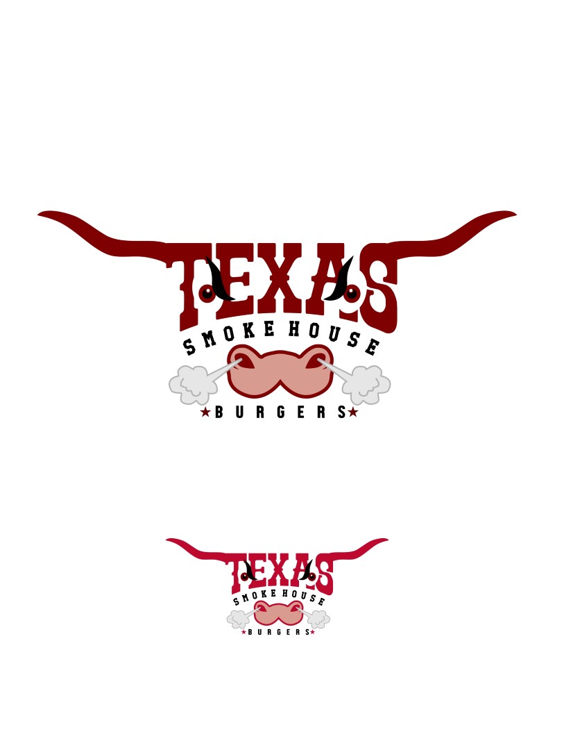 Logo Design by alok bhopatkar for Texas Smoke House Burgers | Design #15845756