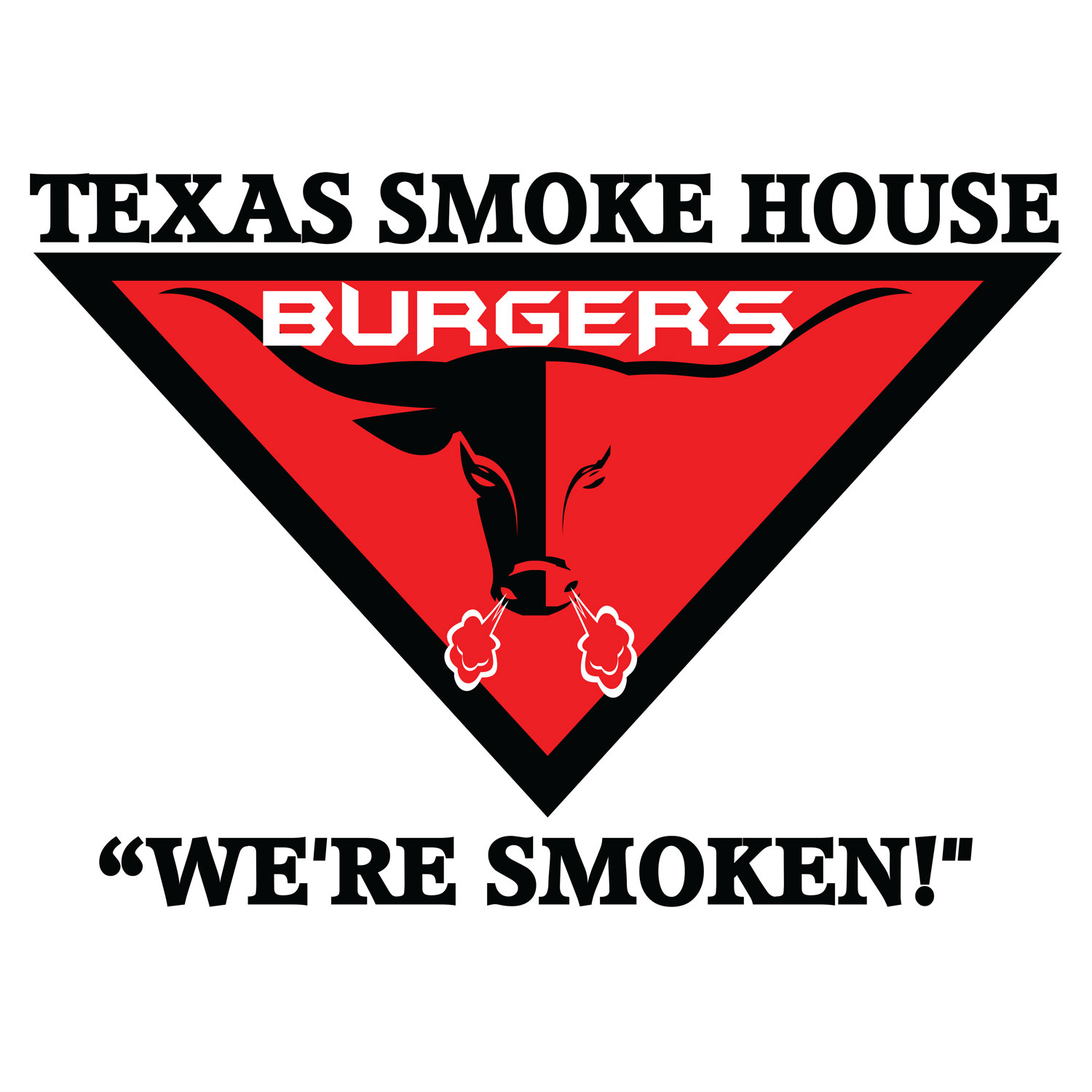 Logo Design by SSpnk for Texas Smoke House Burgers | Design #15820244