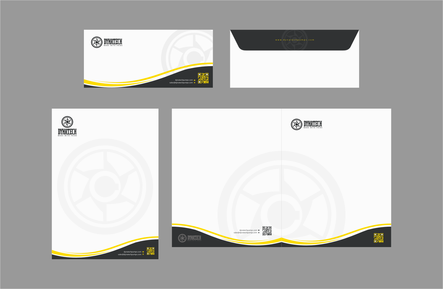 Stationery Design by INDIAN_Ashok for Dynatech Pumps | Design #15624447
