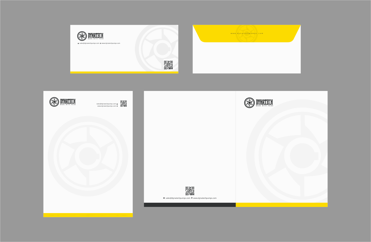 Stationery Design by INDIAN_Ashok for Dynatech Pumps | Design #15624449