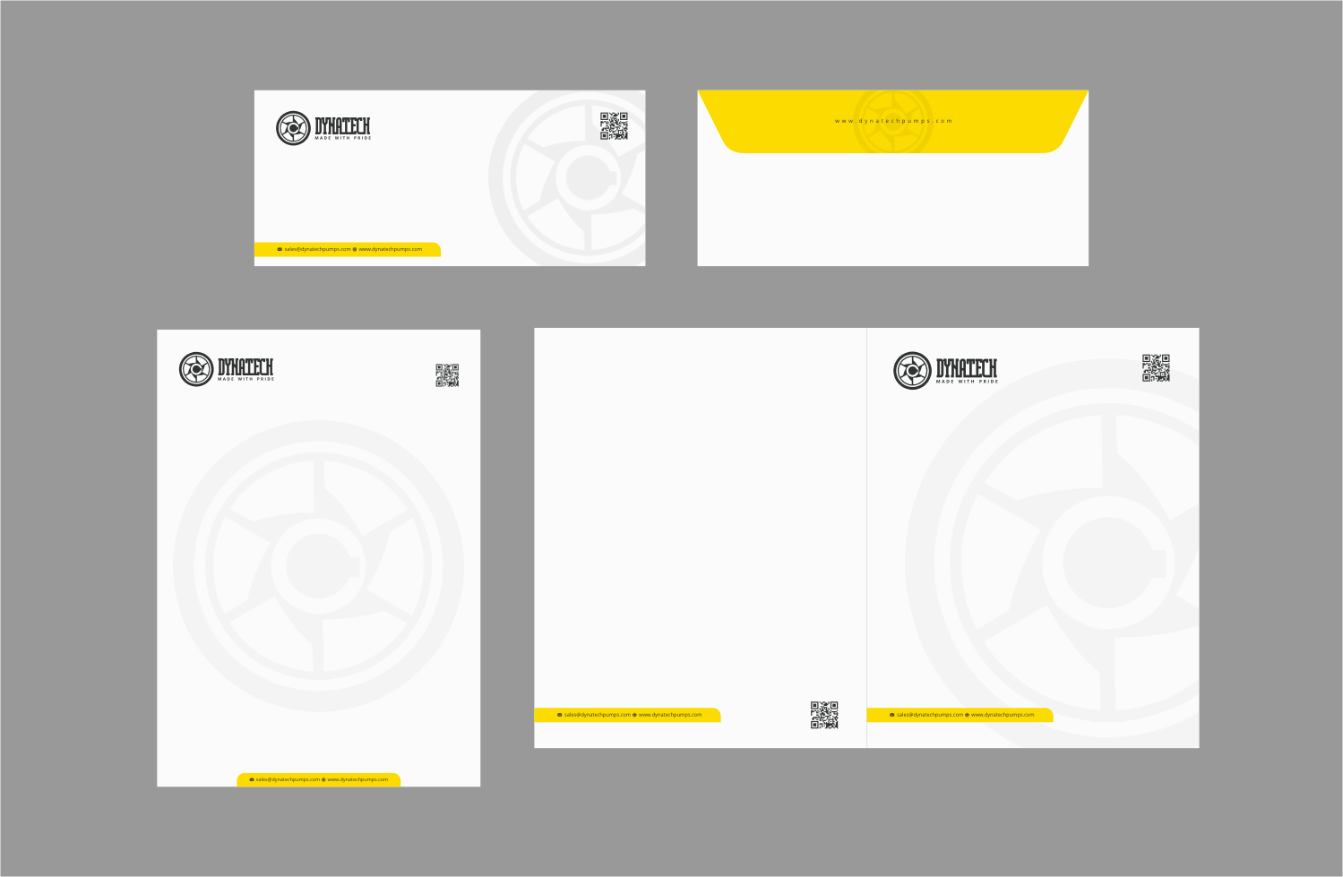 Stationery Design by INDIAN_Ashok for Dynatech Pumps | Design #15624450