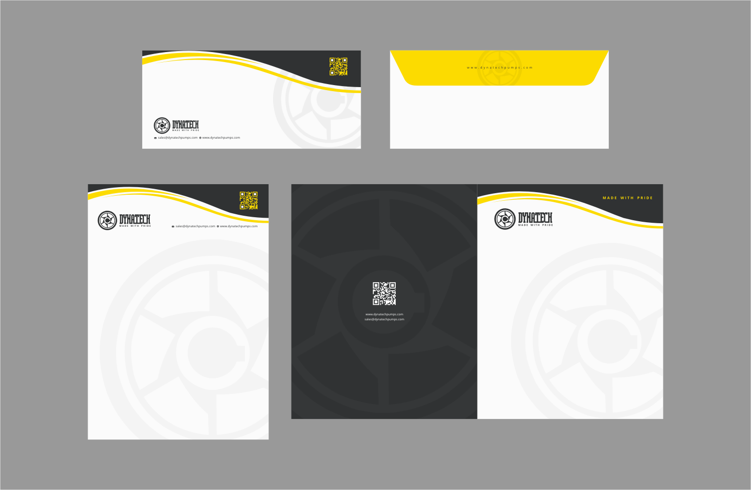 Stationery Design by INDIAN_Ashok for Dynatech Pumps | Design #15624451