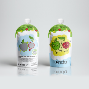reusable food pouch for children / wiederverwendbarer Quetschbeutel für Kinder | Packaging Design by Trang cyp