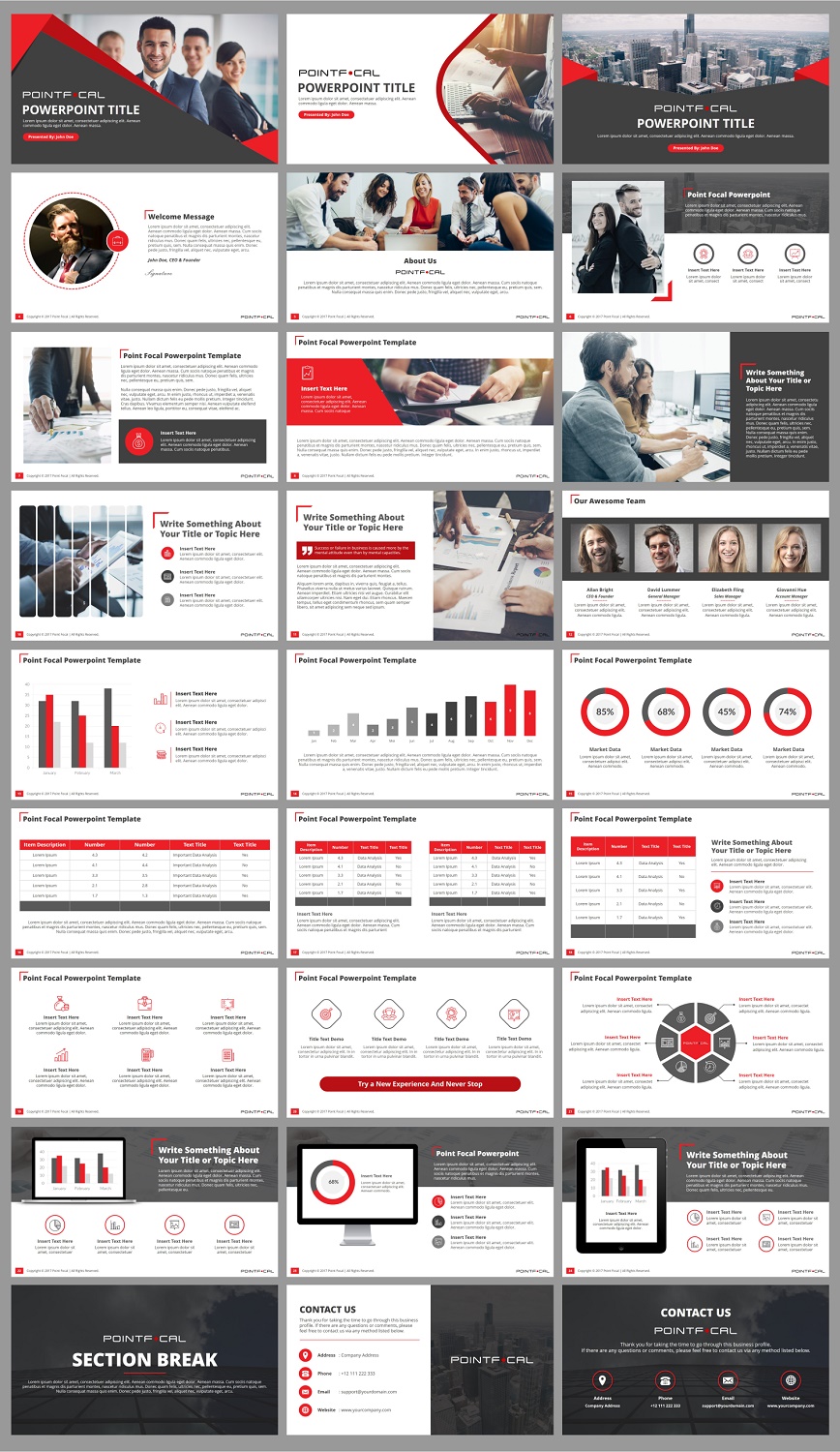 PowerPoint Design by chachan for Point Focal | Design #15672401