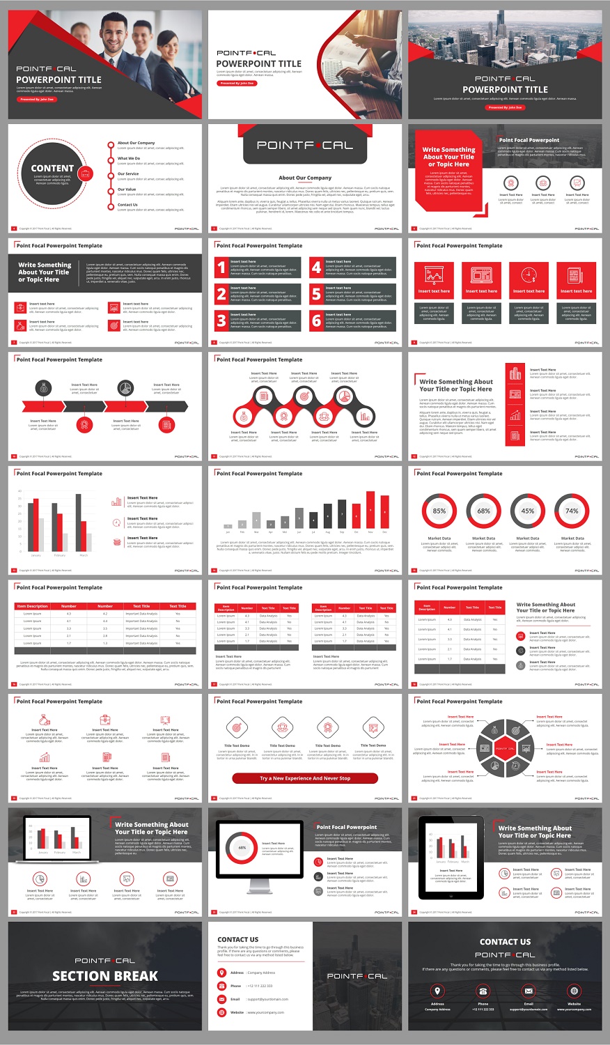 PowerPoint Design by chachan for Point Focal | Design #15686277