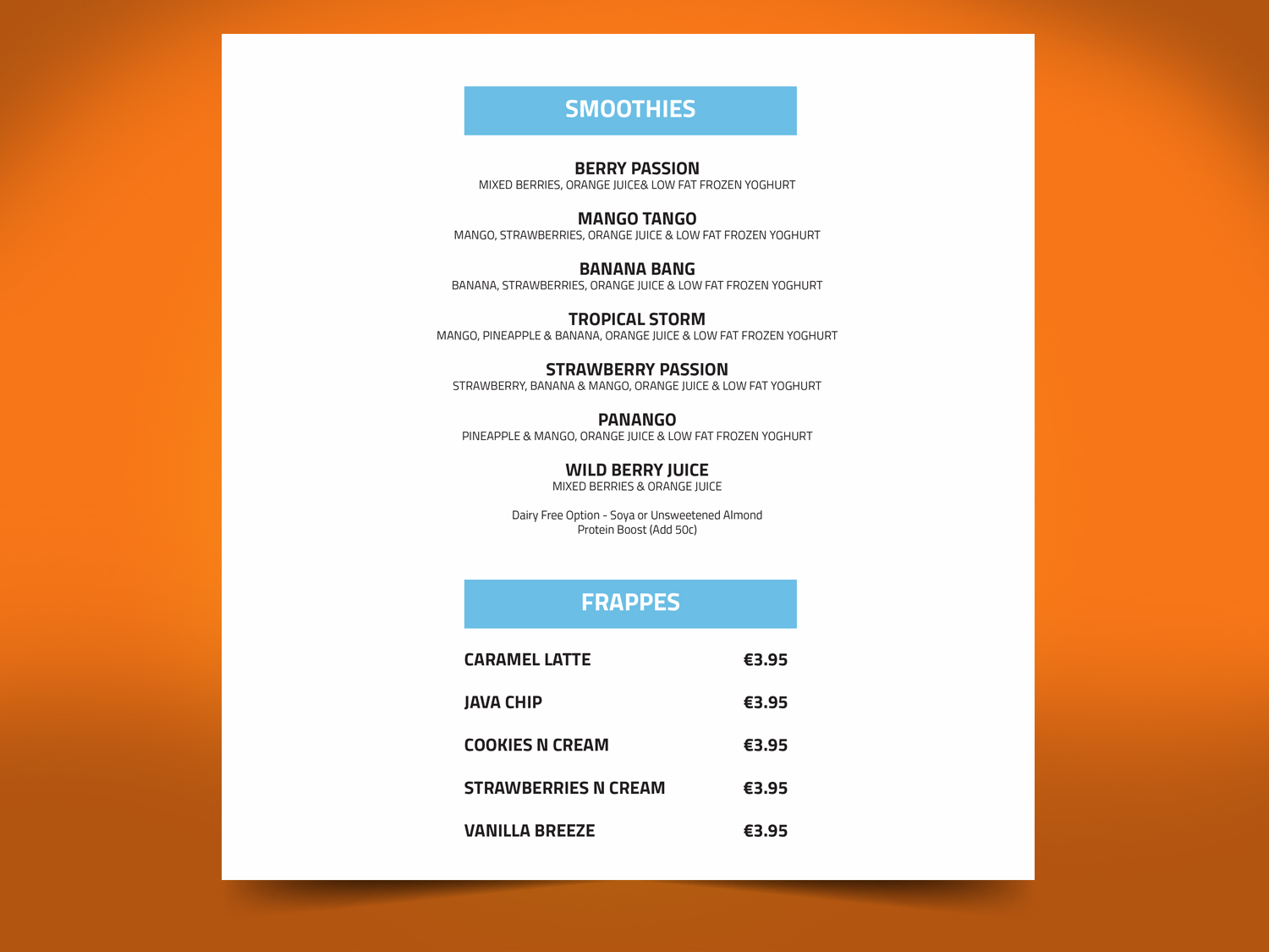 Menu Design by Priyo Subarkah for Impresso Cafe | Design #15811879