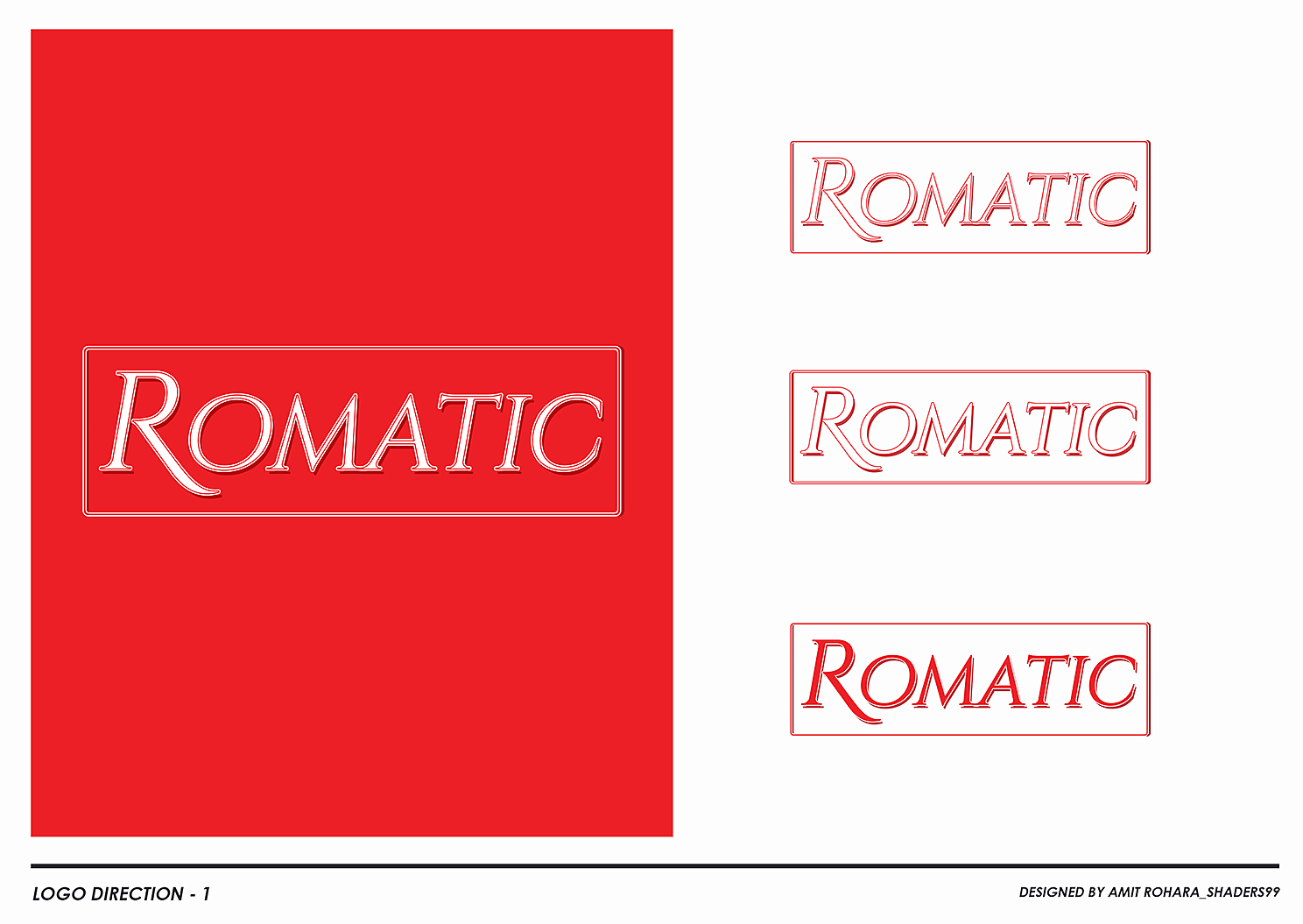 Logo-Design von Shaders99 für Romatic | Design #15799430