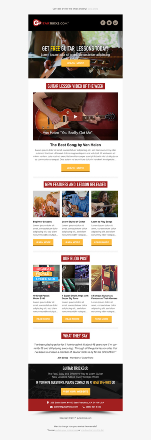 Email Marketing Design by f0xxx