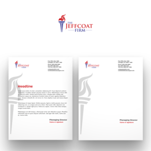 The Jeffcoat Firm | Stationery Design by Monster designs