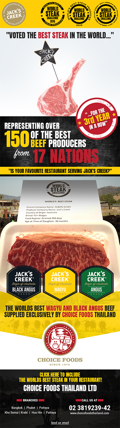 Email Marketing Design by RupalTechno for Choice Foods Thailand | Design #15702566