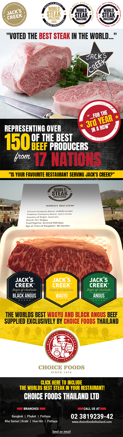 Email Marketing Design by RupalTechno for Choice Foods Thailand | Design #15702568