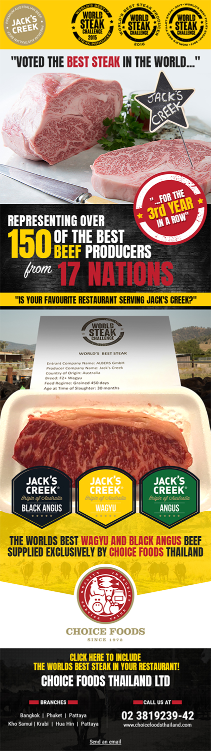 Email Marketing Design by RupalTechno for Choice Foods Thailand | Design #15702569