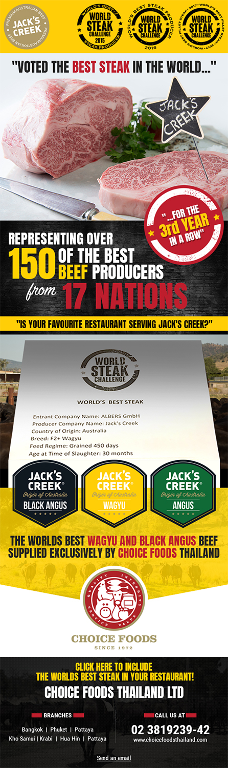 Design de Marketing Électronique par RupalTechno pour Choice Foods Thailand | Design #15716946