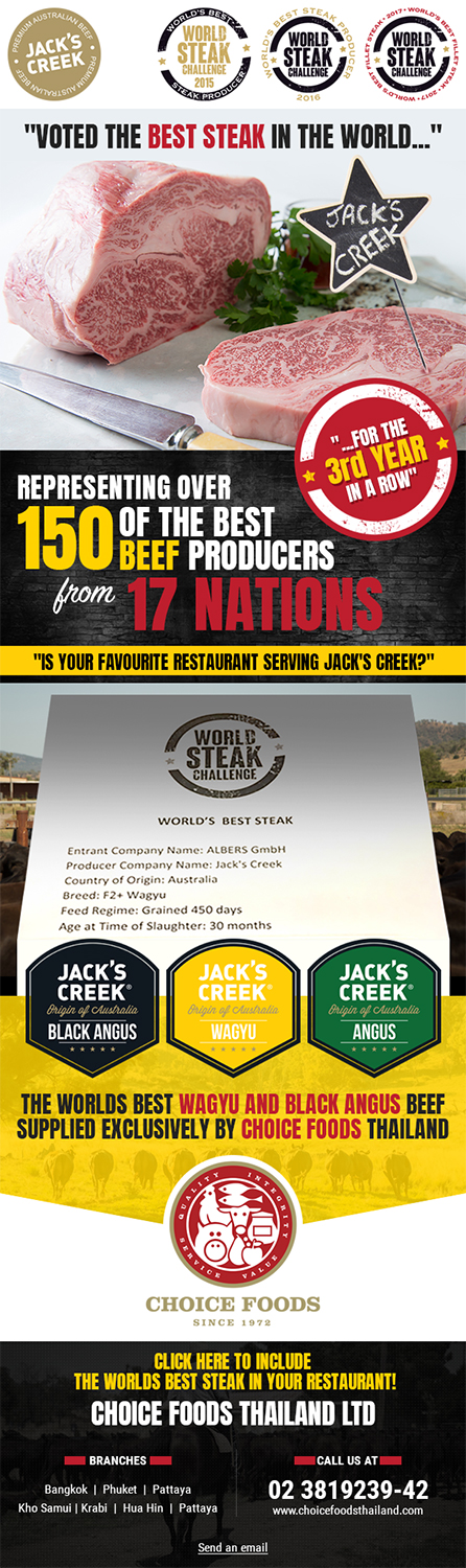 Design de Marketing Électronique par RupalTechno pour Choice Foods Thailand | Design #15716947