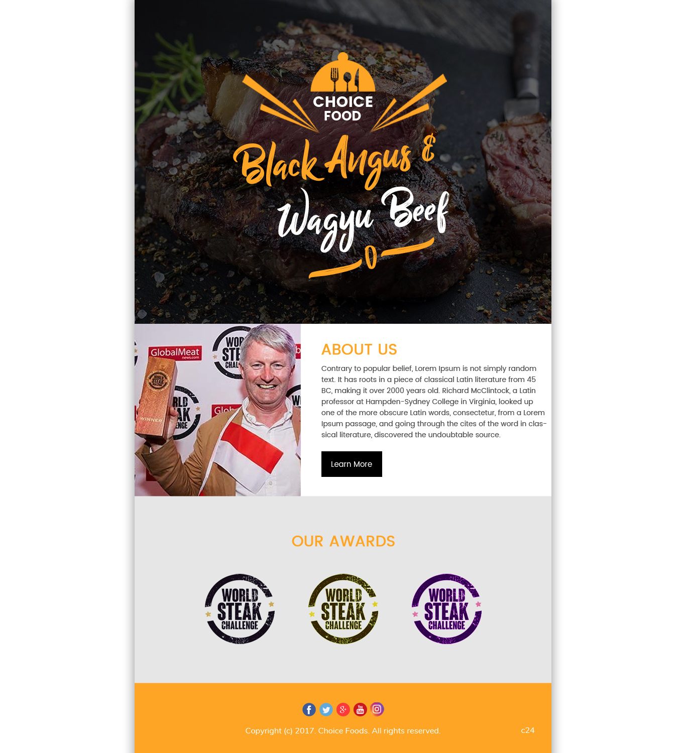 Diseño de Mercadeo por Correo Electrónico por pb para Choice Foods Thailand | Diseño #15653070