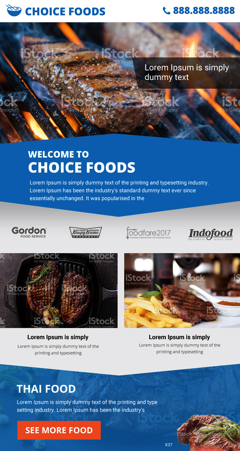 Email Marketing Design by pb for Choice Foods Thailand | Design #15654646