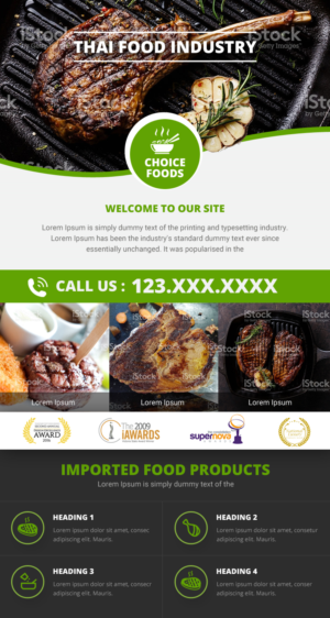 Design de Marketing Électronique par saro3005 pour Choice Foods Thailand | Design : #15657917