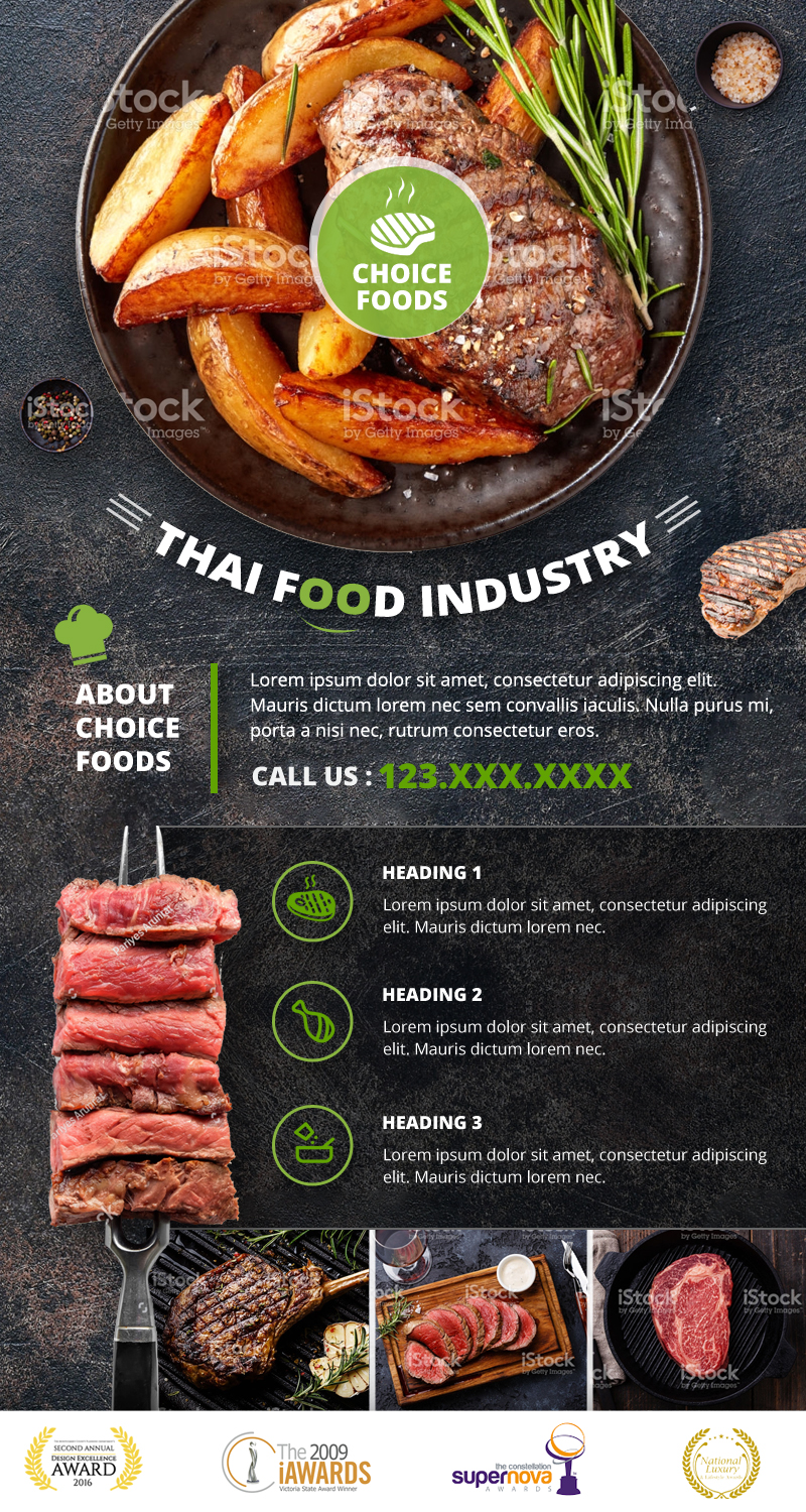 Email Marketing Design by saro3005 for Choice Foods Thailand | Design #15658431