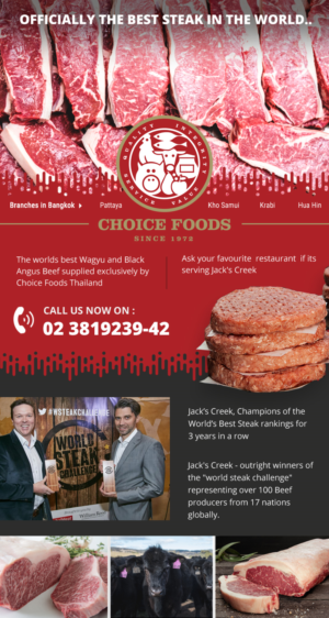 Diseño de Mercadeo por Correo Electrónico por saro3005 para Choice Foods Thailand | Diseño: #15674208