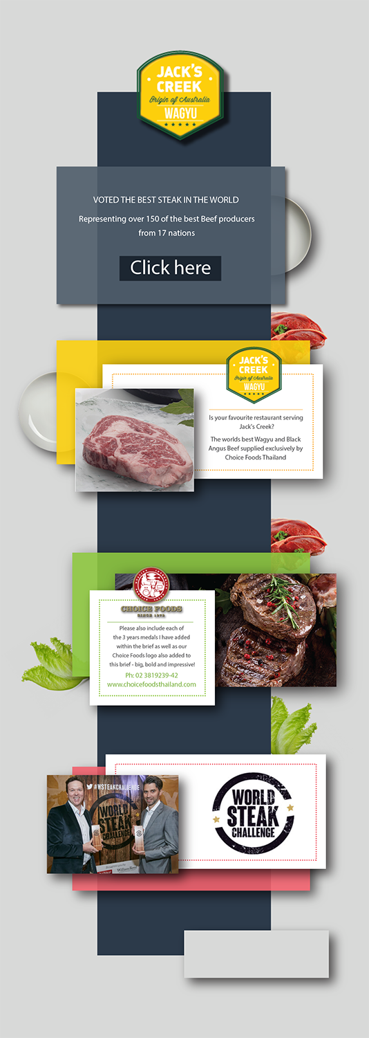 E-Mail Marketing-Design von nafizrahat für Choice Foods Thailand | Design #15749175