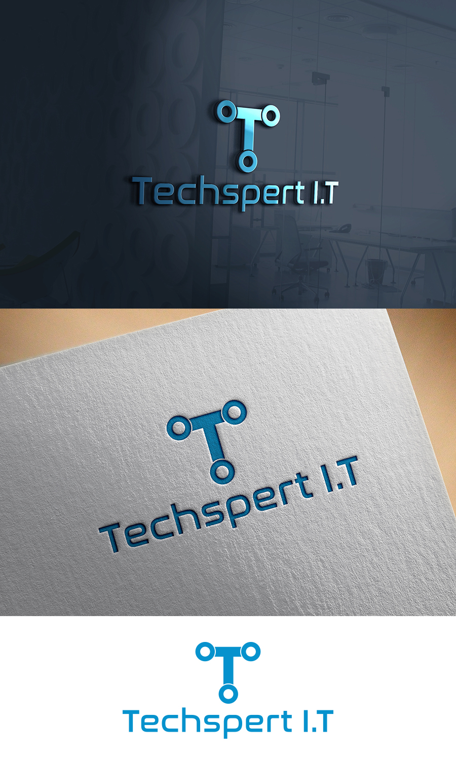 Logo Design by supercreative for Techspert I.T | Design #15651164