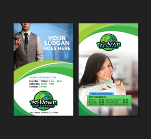 Fun Dry Cleaners Business Flyer | Design de Poster par Gfx.26™