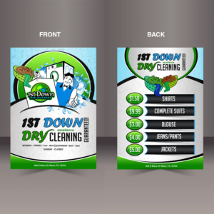 Fun Dry Cleaners Business Flyer | Design de Poster par SAI DESIGNS