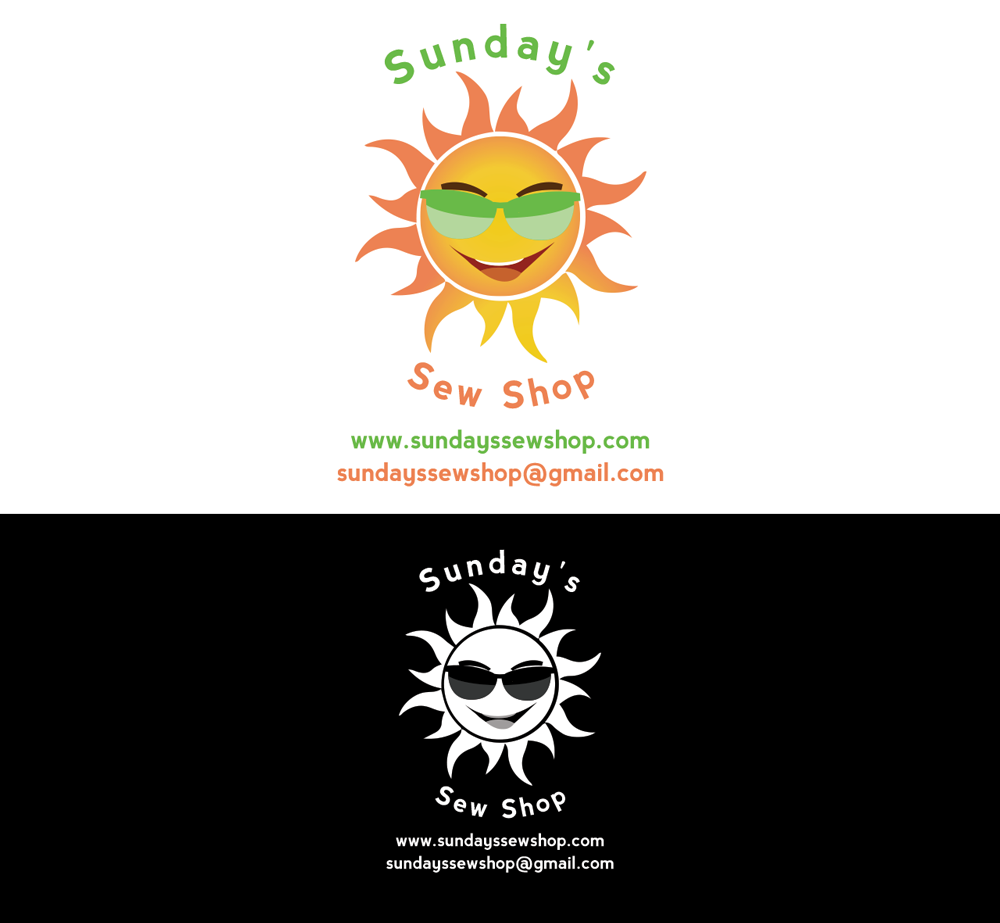 Logo Design by Riz' for Sunday's Sew Shop | Design #15692940