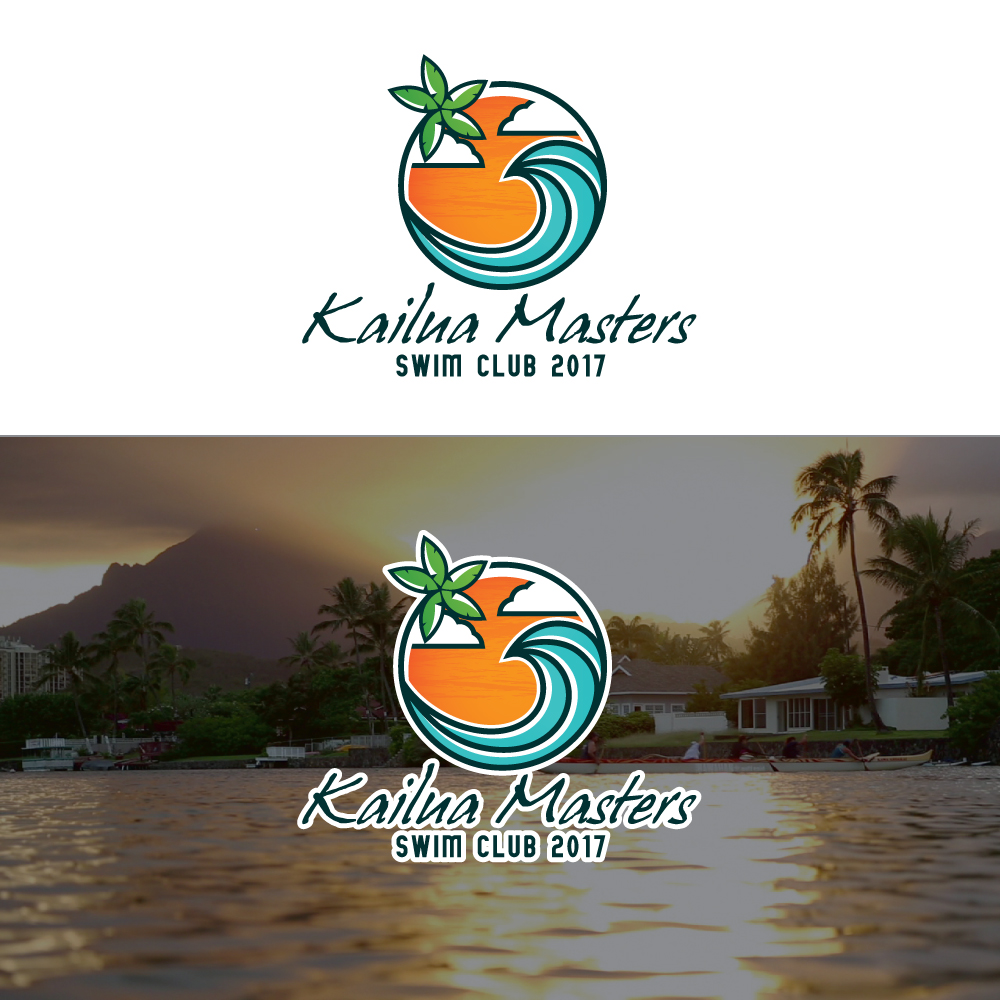 Logo Design by Sujit Banerjee for Kailua Masters Swim Club | Design #15652564
