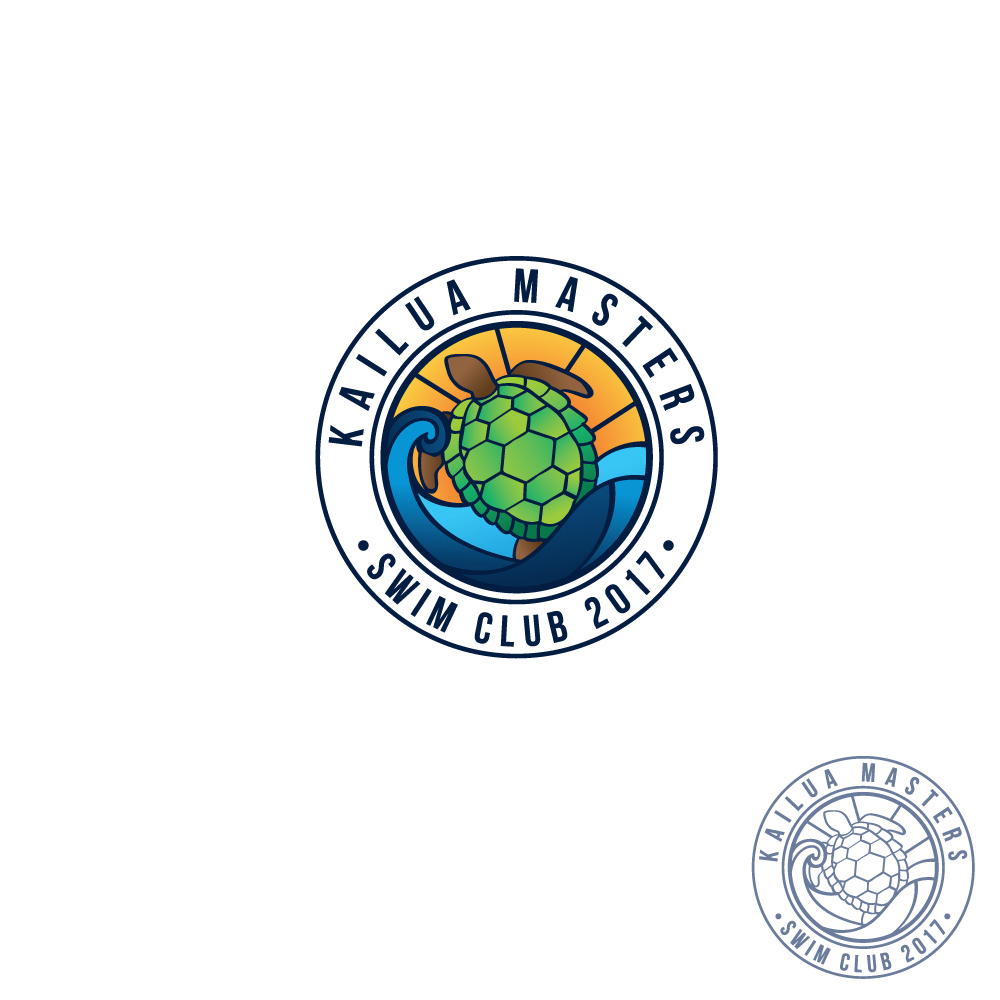 Logo Design by Sujit Banerjee for Kailua Masters Swim Club | Design #15652567