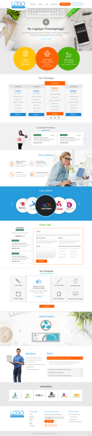 Web Design by pb for Webkompaniet | Design: #15654996