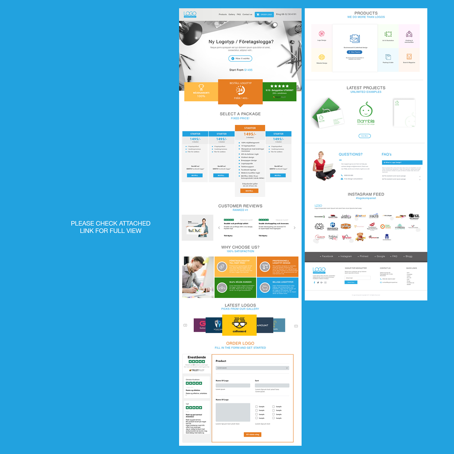 Web Design by lemosys infotech for Webkompaniet | Design #15793537