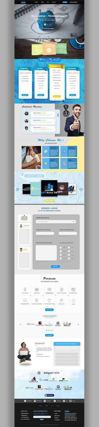 Web Design by Omar Dalam for Webkompaniet | Design #15828427
