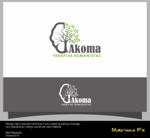 Logo Design by Mariono Fx for Akoma Terapias Humanistas | Design: #15657845