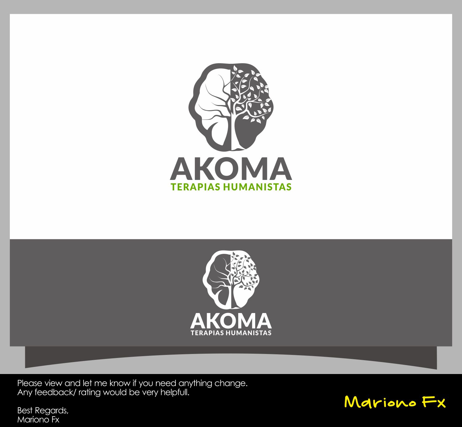 Logo Design by Mariono Fx for Akoma Terapias Humanistas | Design #15712760