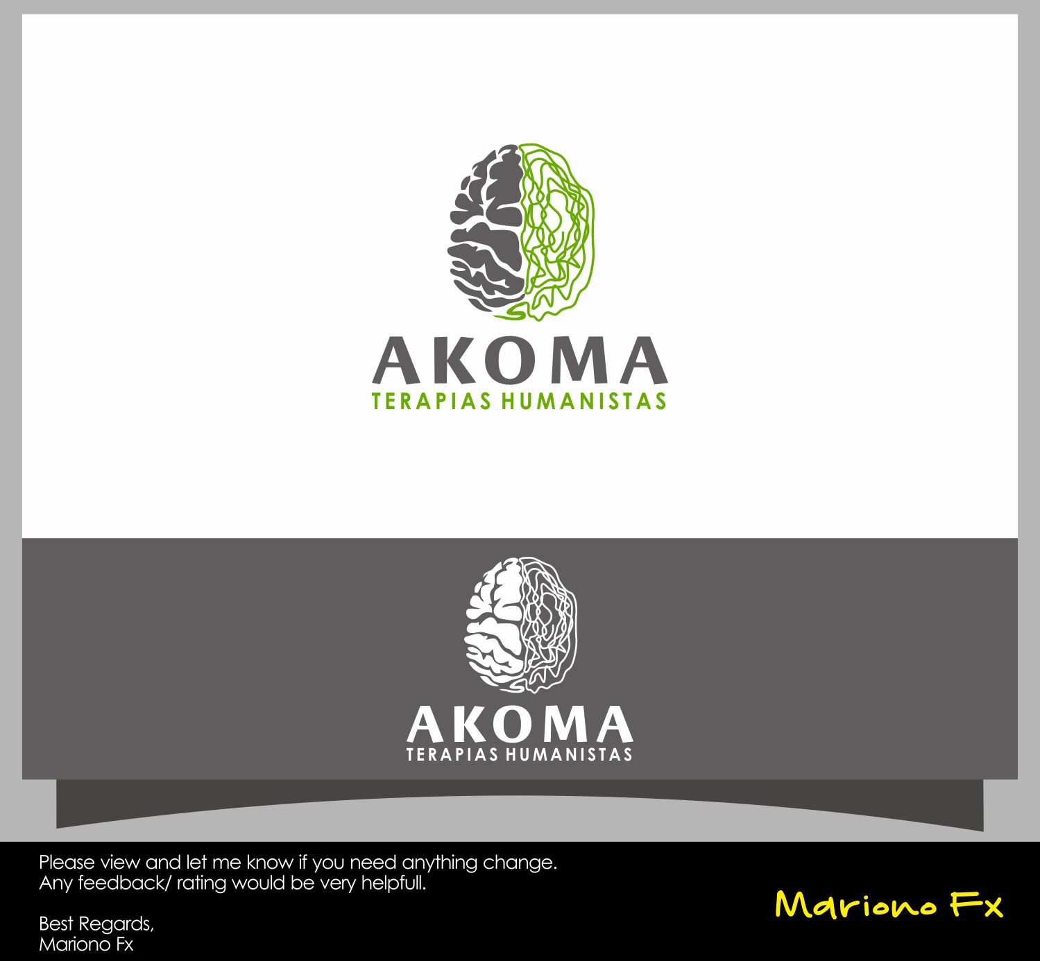 Logo Design by Mariono Fx for Akoma Terapias Humanistas | Design #15714166