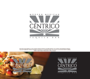 Céntrico / Modern Mexican & Tequila Bar | Logo Design by GBDESIGN