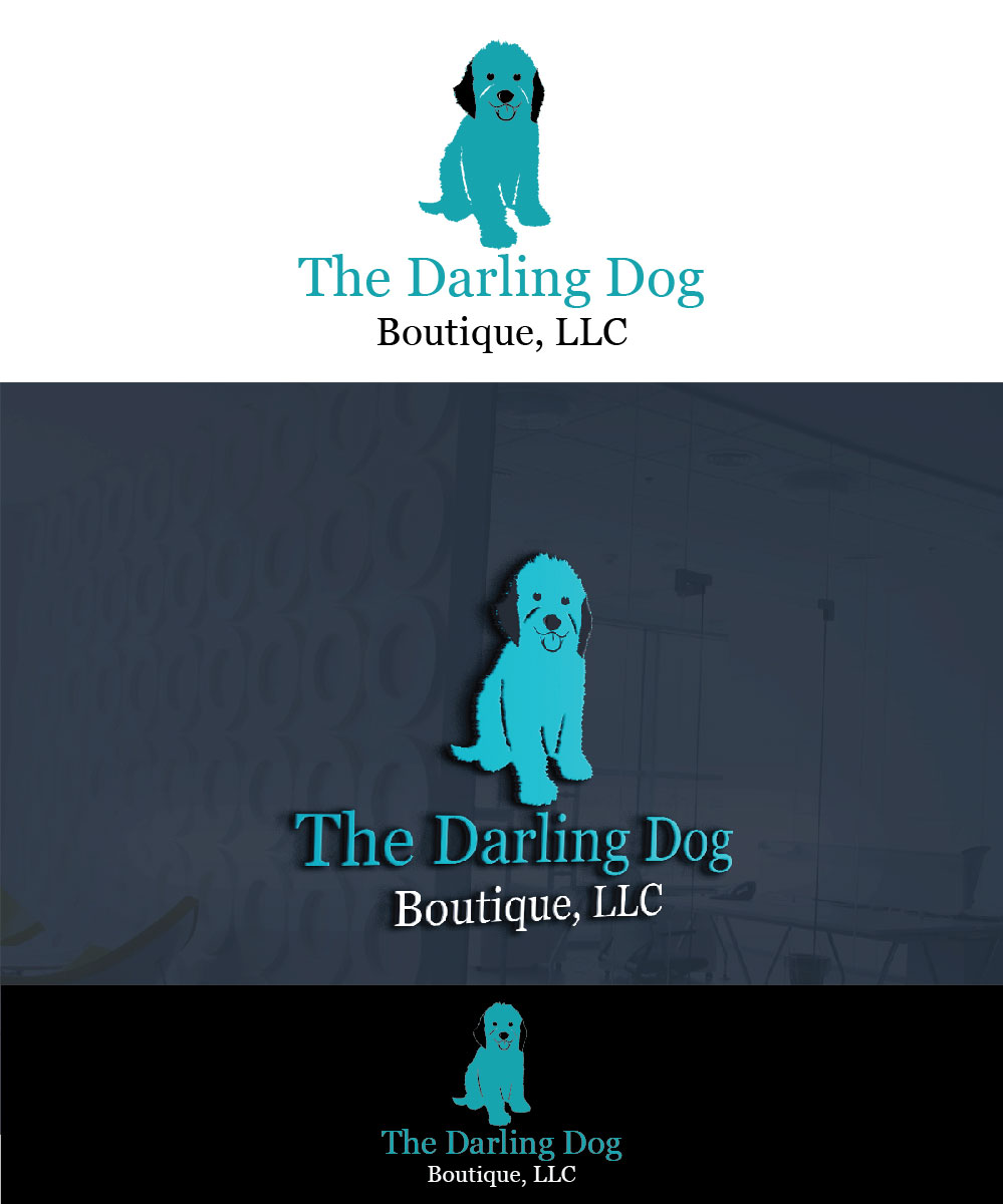 Logo Design by joliau for The Darling Dog Boutique, LLC | Design #15658831