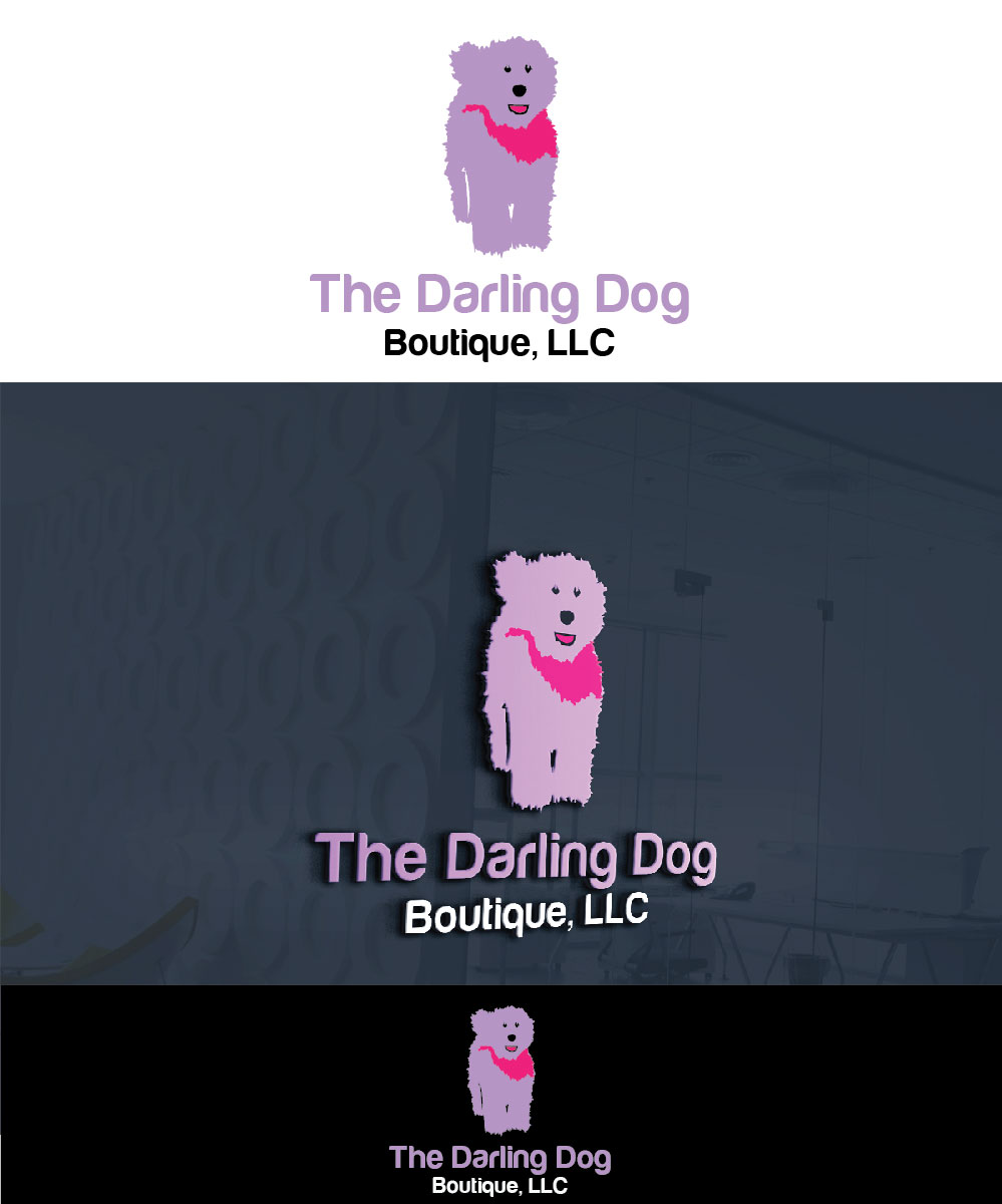 Logo Design by joliau for The Darling Dog Boutique, LLC | Design #15658832